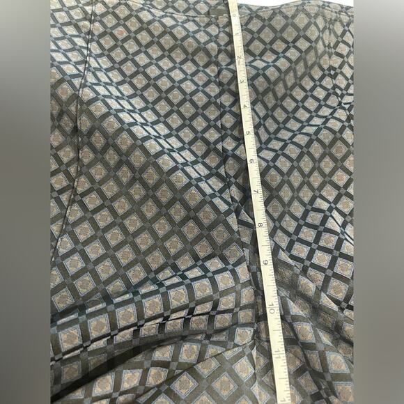 St. John Navy Wool Fringe 3/4 Sleeve Blazer (Sz 10) and Pant (Sz 12) Set - Picture 12 of 15